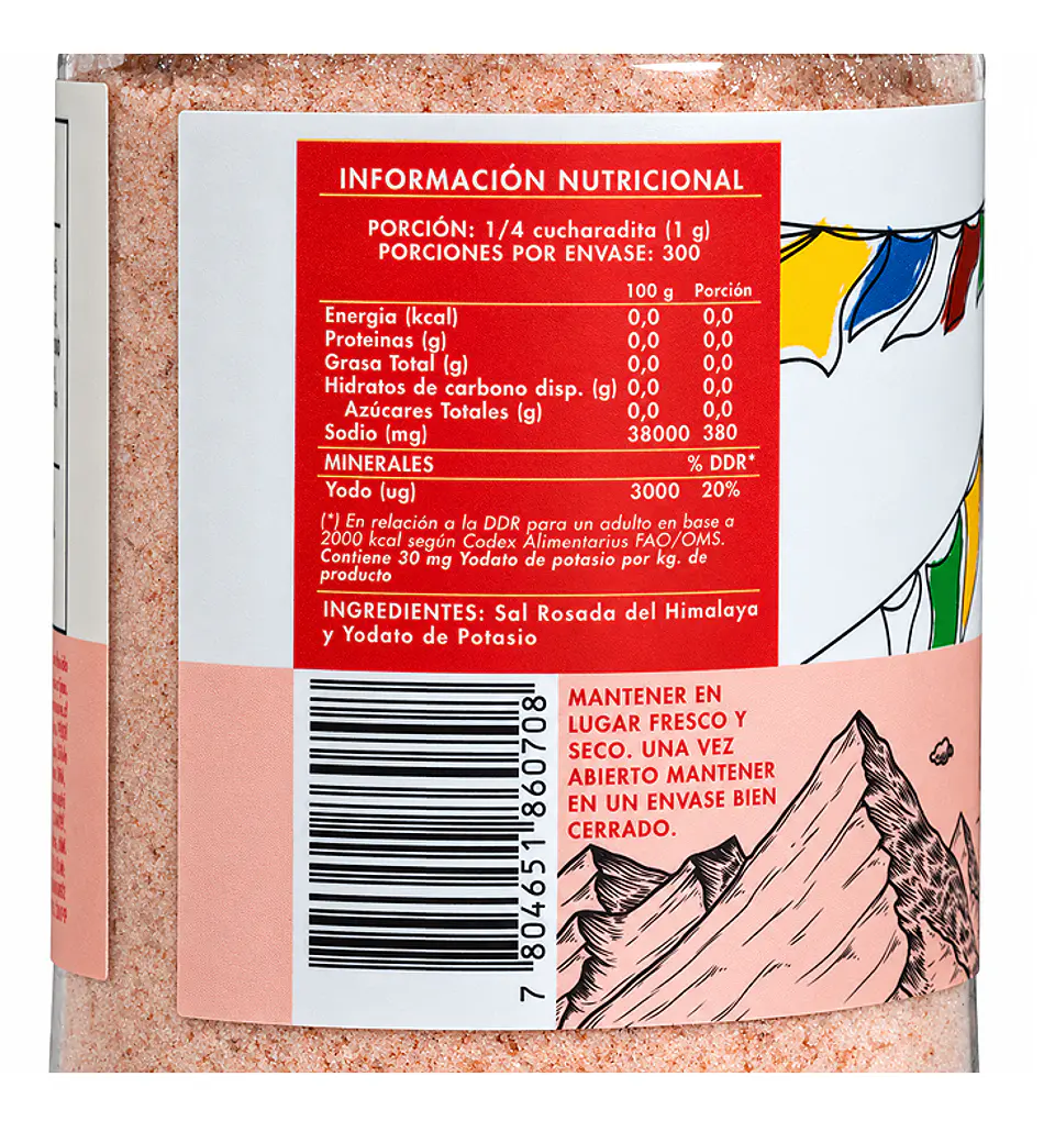 Sal Rosada Del Himalaya Fina 300 G - Manare 4