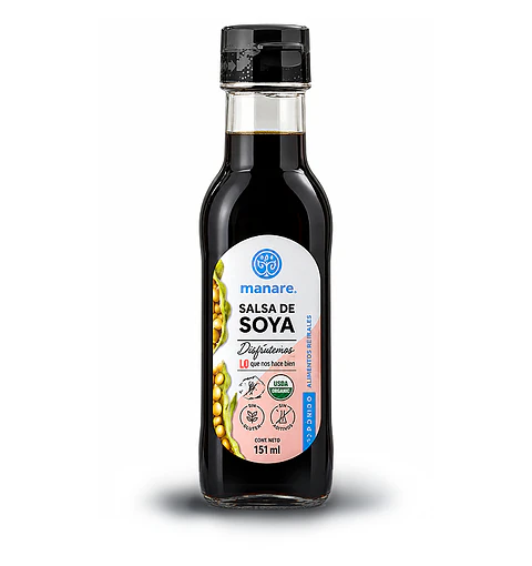 Salsa De Soya Orgánica Manare 150ml