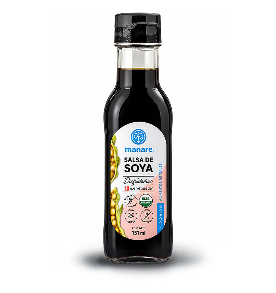 Salsa De Soya Orgánica Manare 150ml 1