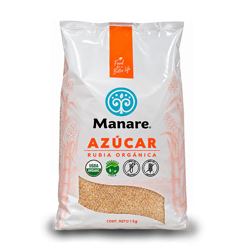 Azúcar Rubia Orgánica Manare 1 Kg