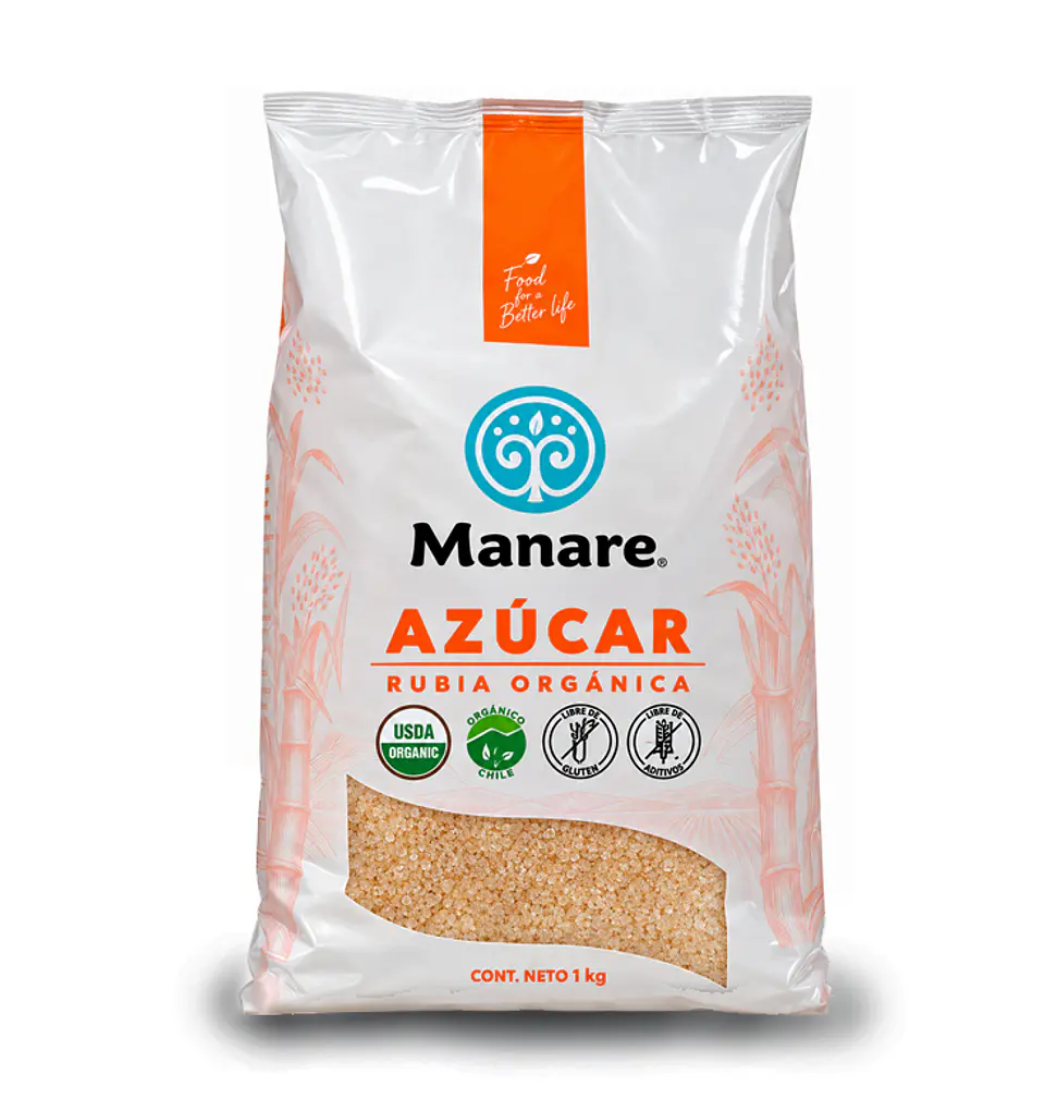 Azúcar Rubia Orgánica Manare 1 Kg 1