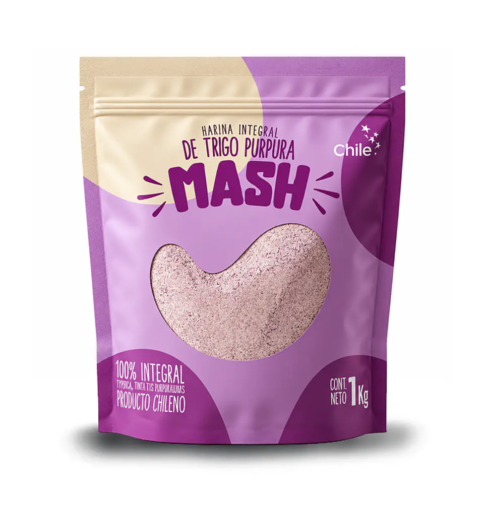 Harina Integral Trigo Púrpura Mash 1 Kg 1
