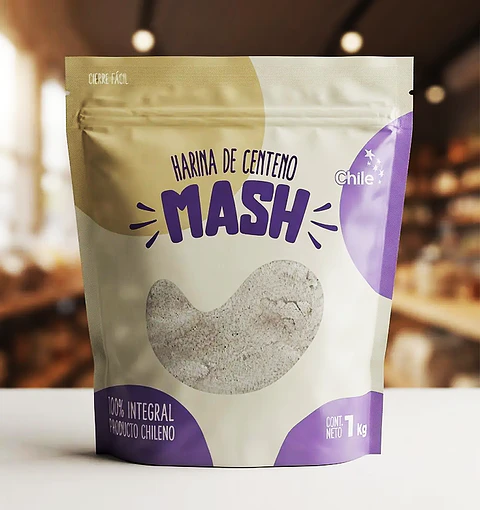 Harina De Centeno 100% Integral Mash 1 Kg