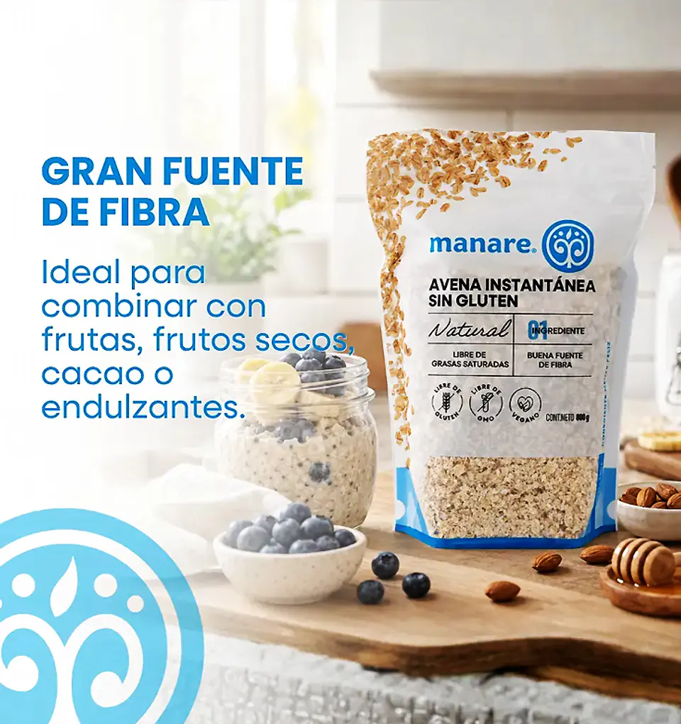 Avena Instantánea Sin Gluten Manare 800 Gr 5
