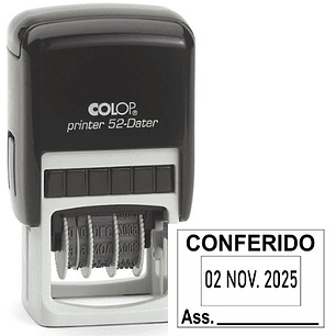 Carimbo datador personalizado - COLOP P52 Dater