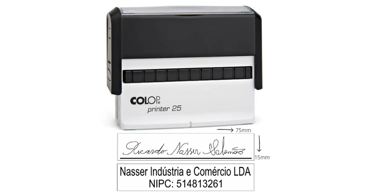 Carimbo Personalizado Assinatura para Empresa
