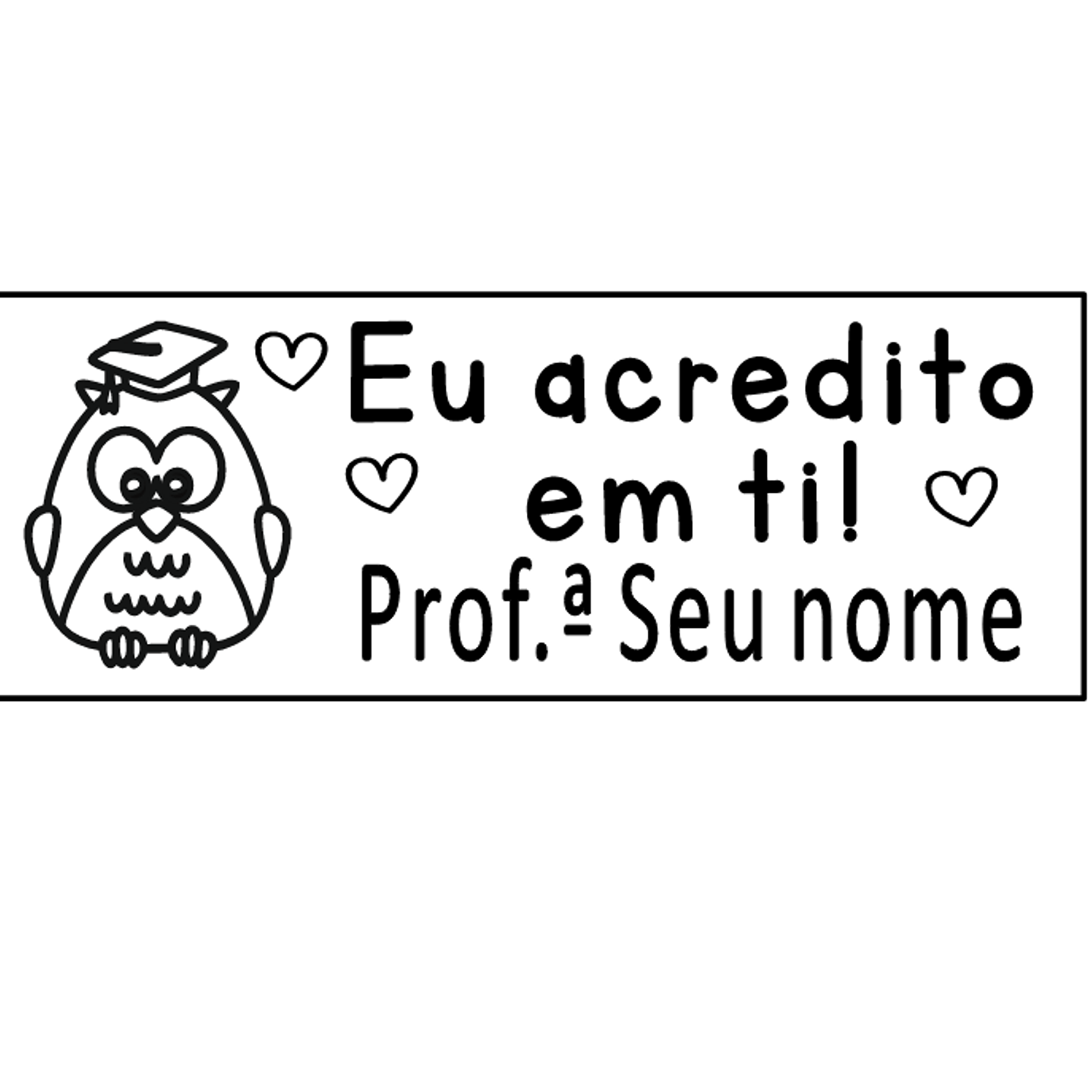 Carimbo para professores - Personalizado TRODAT 5