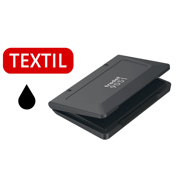 Almofada de tinta 9x5cm para tecido | TRODAT 9051 Têxtil | 