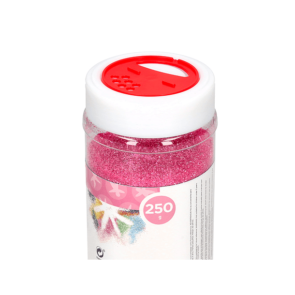 Purpurina liderpapel fantasia cor rosa pastel metalizado frasco de 250 gr 4