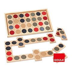 Jogo goula didatico domino tatil