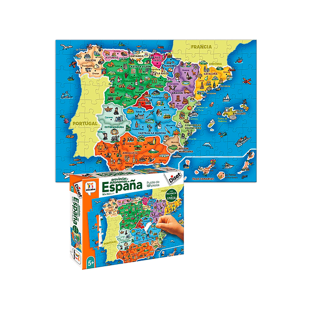 Jogo diset didatico provincias de espanha 2