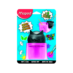 Lava pinceis maped color peps 2 compartimentos superheroes