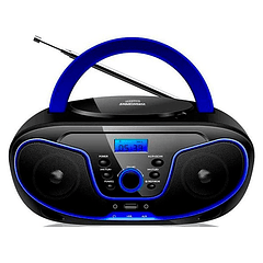 Radio reprodutor daewoo cd com usb radio digital 20 presintonias potencia de saida 2x2w com 2 jack para micro e auricula