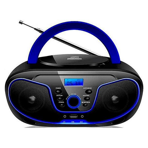 Radio reprodutor daewoo cd com usb radio digital 20 presintonias potencia de saida 2x2w com 2 jack para micro e auricula 2