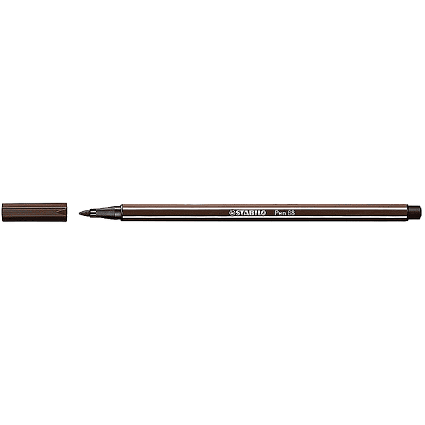 Marcador stabilo aguarelavel pen 68 sombra 1 mm 2