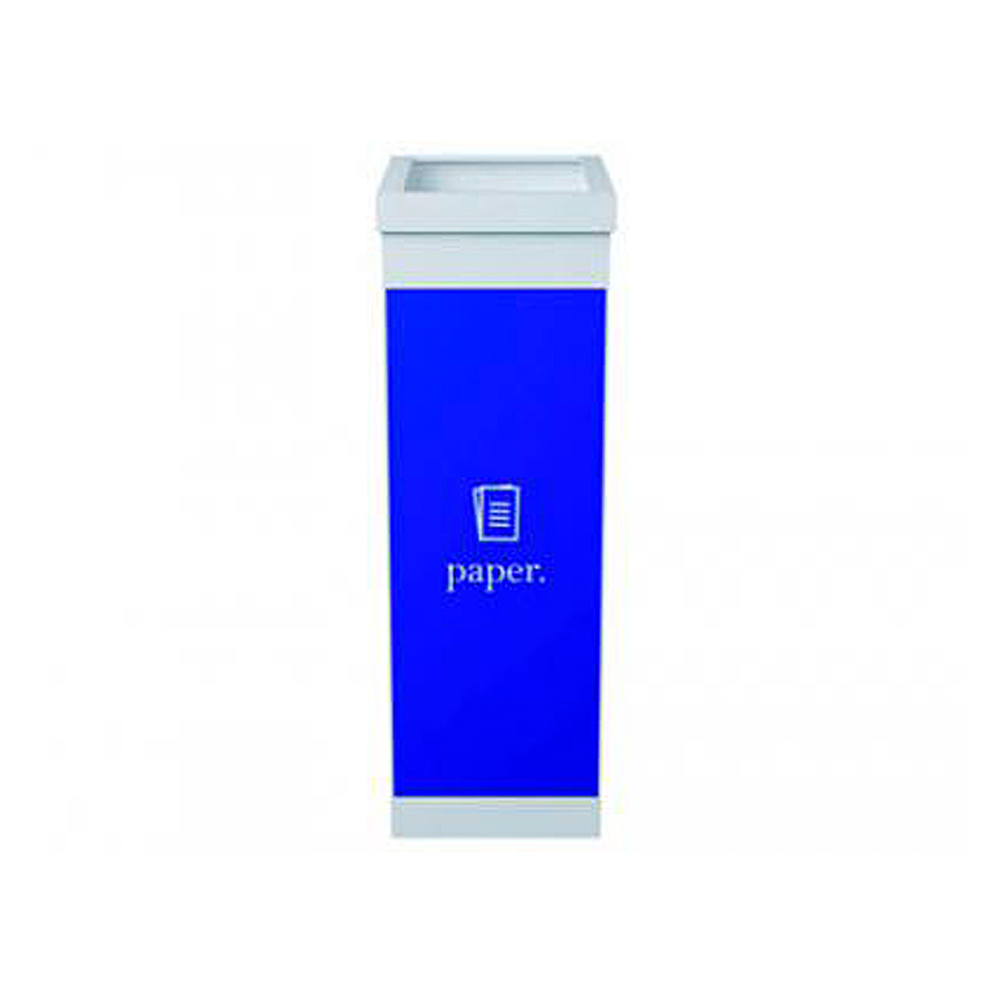 Contentor para reciclagem paperflow com tampa poliestireno para papeis 60 l 76x36,3x26,3 cm 2