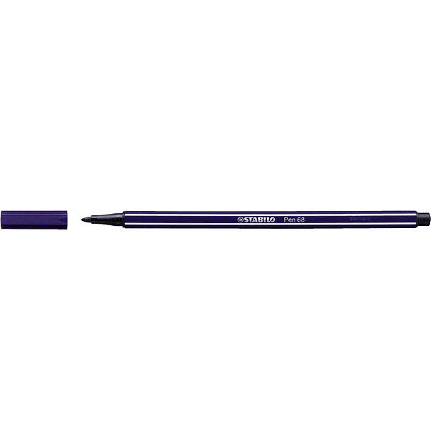 Marcador stabilo aguarelavel pen 68 azul prusia 1 mm 2