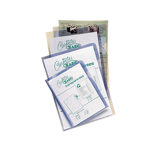 Bolsa dossier saro pvc folio 280 microns transparente