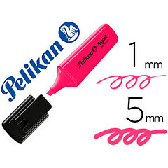 Marcador pelikan fluorescente textmarker signal rosa