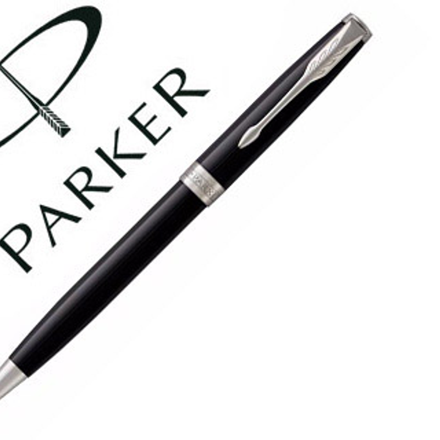 Esferografica parker sonnet lacada preto ct 1