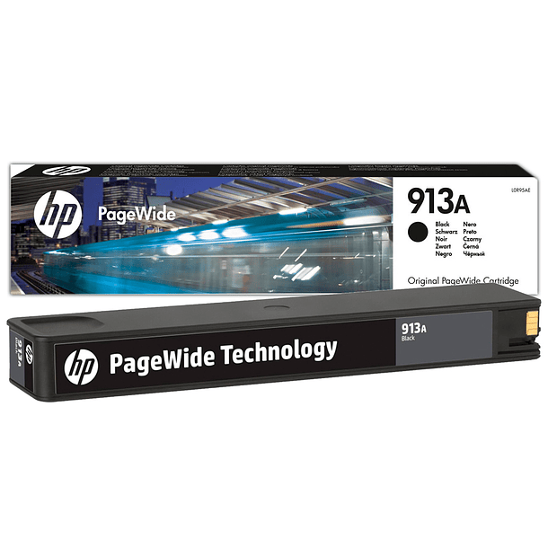 Tinteiro hp 913a pagewide 352 mfp 377 / p57750 / p55250 / 452 / 477 / 552 preto 3.500 pag 1