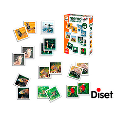 Jogo diset didatico memo photo animals