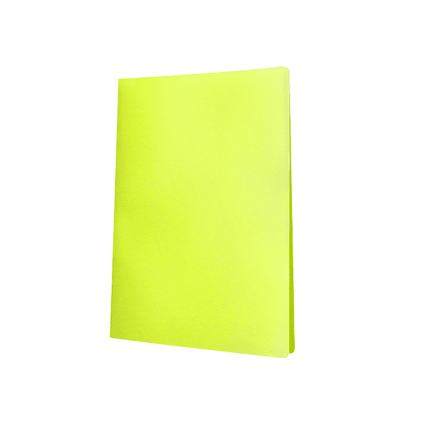 Capa catalogo liderpapel 40 bolsas polipropileno din a4 amarelo fluor opaco 4