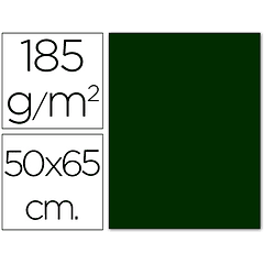 Cartolina guarro 50x65 cm 185 gr verde selva