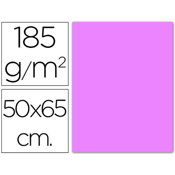 Cartolina guarro 50x65 cm 185 gr lilas 1