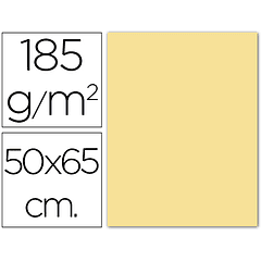 Cartolina guarro 50x65 cm 185 gr creme