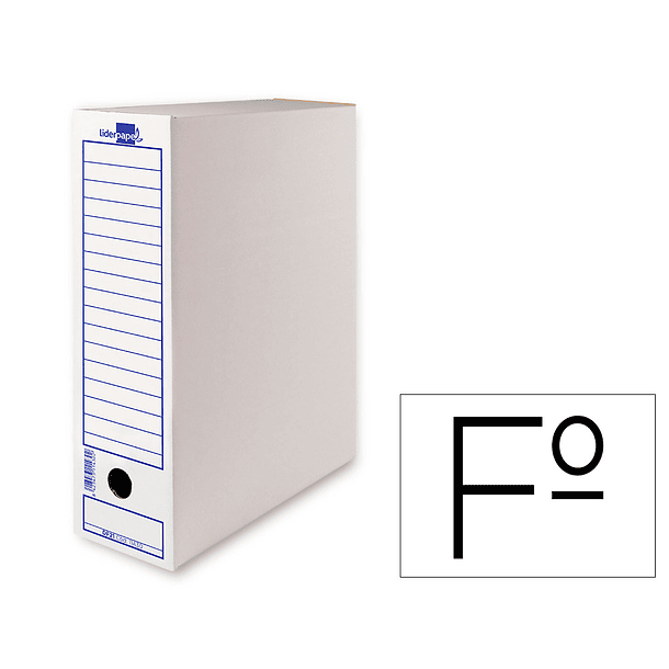 Caixa para arquivo definitivo liderpapel cartao 340 gr folio 1