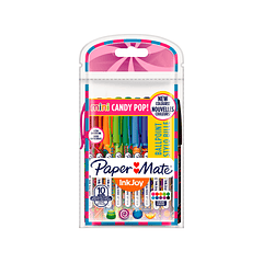 Esferografica paper mate inkjoy 100 candy pop blister de 10 unidades cores sortidas