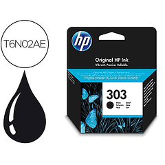 Tinteiro hp n. 303 envy photo 6230 / 7130 / 7830 cor preto capacidade 200 pag