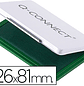 Almofada para carimbo q-connect 126x81 mm verde - Miniatura 1