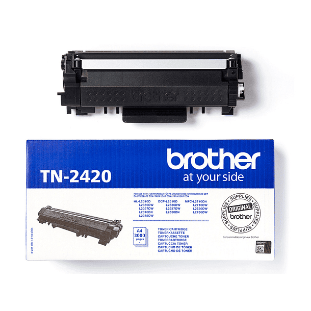 Toner brother tn-2420 para dcp-l2510/ 2530 / 2550 / hl-l2375 alta capacidade preto 3000 pag 5