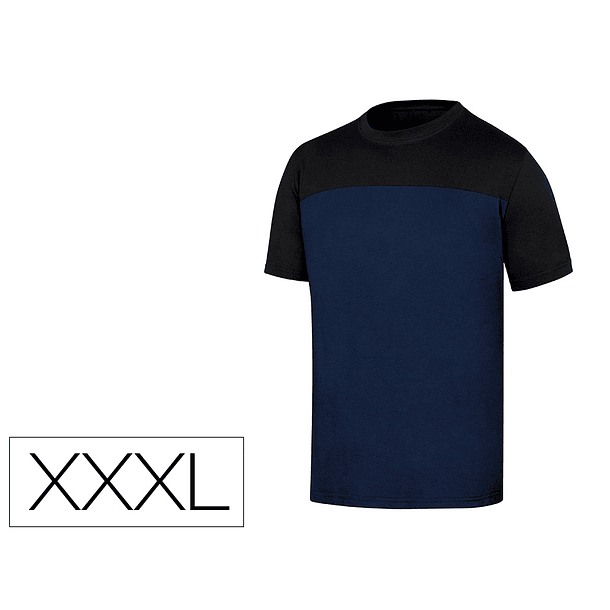 T-shirt de algodao deltaplus cor azul formato xxxl 2