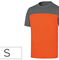 T-shirt de algodao deltaplus cor cinza laranja formato s - Thumbnail 1