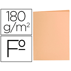 Classificadores liderpapel folio laranja pastel 180g/m2