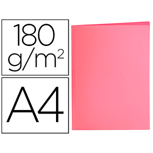 Classificador liderpapel din a4 rosa pastel 180gr