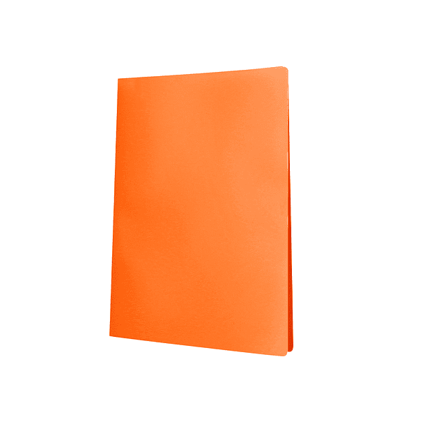 Capa catalogo liderpapel 20 bolsas polipropileno din a4 laranja fluor opaco 2