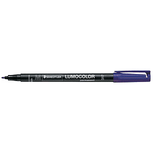 Marcador staedtler lumocolor retroprojecao 317-3 ponta 0,8-1 mm azul