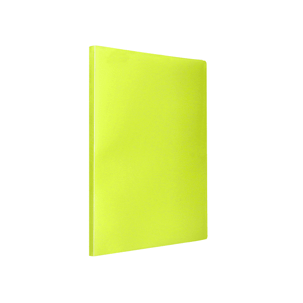 Capa catalogo liderpapel 10 bolsas polipropileno din a4 amarelo fluor opaco 5