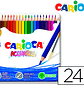 Lapis de cores carioca aguarelavel caixa metalica de 24 cores sortidas - thumbnail 1