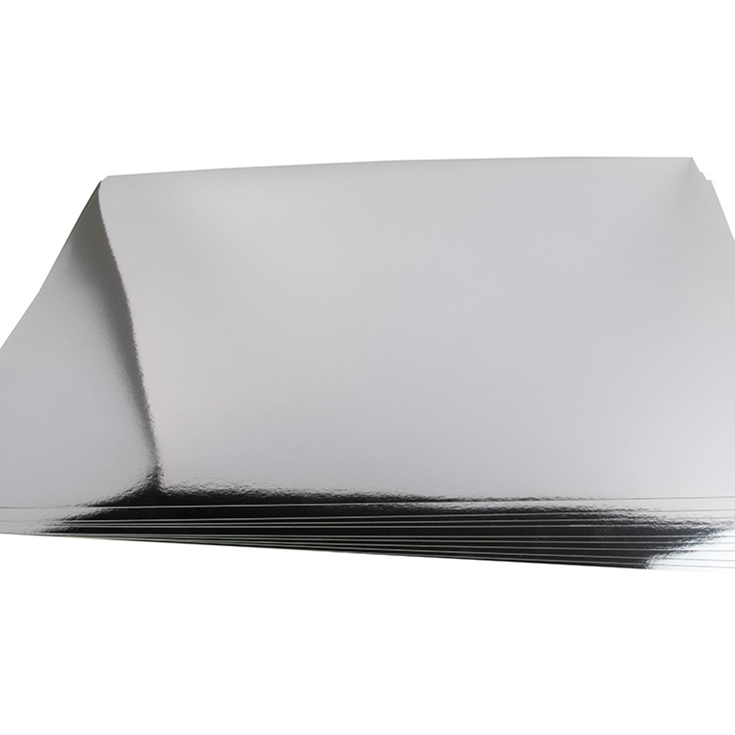 Cartolina metalizada liderpapel 50x65 cm 235 gr prata 2