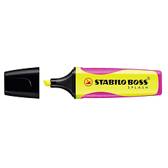 Marcador stabilo boss splash grip fluorescente 75/24 amarelo