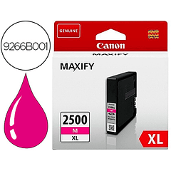 Tinteiro canon pgi 2500 xl maxify ib4050 / mb5050 / mb5150 / mb5155 / mb5350 / mb5450 magenta 1295 paginas