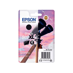 Tinteiro epson 502 xl expression home xp 5100 / 5105 workforce wf 2860 / 2860dwf preto 550 paginas