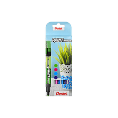 Marcador pentel mmp20 em blister de 4 unidades cores verde, rosa, azul ceu e violeta