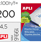 Etiquetas adesivas apli din a4 199,6x144,5 mm - thumbnail 1