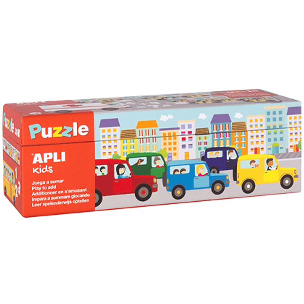 Puzzle apli kids sumas transportes 30 pecas 1